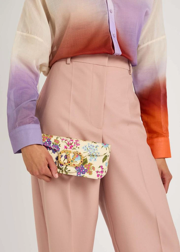 Valentino Locò floral moiré clutch  5