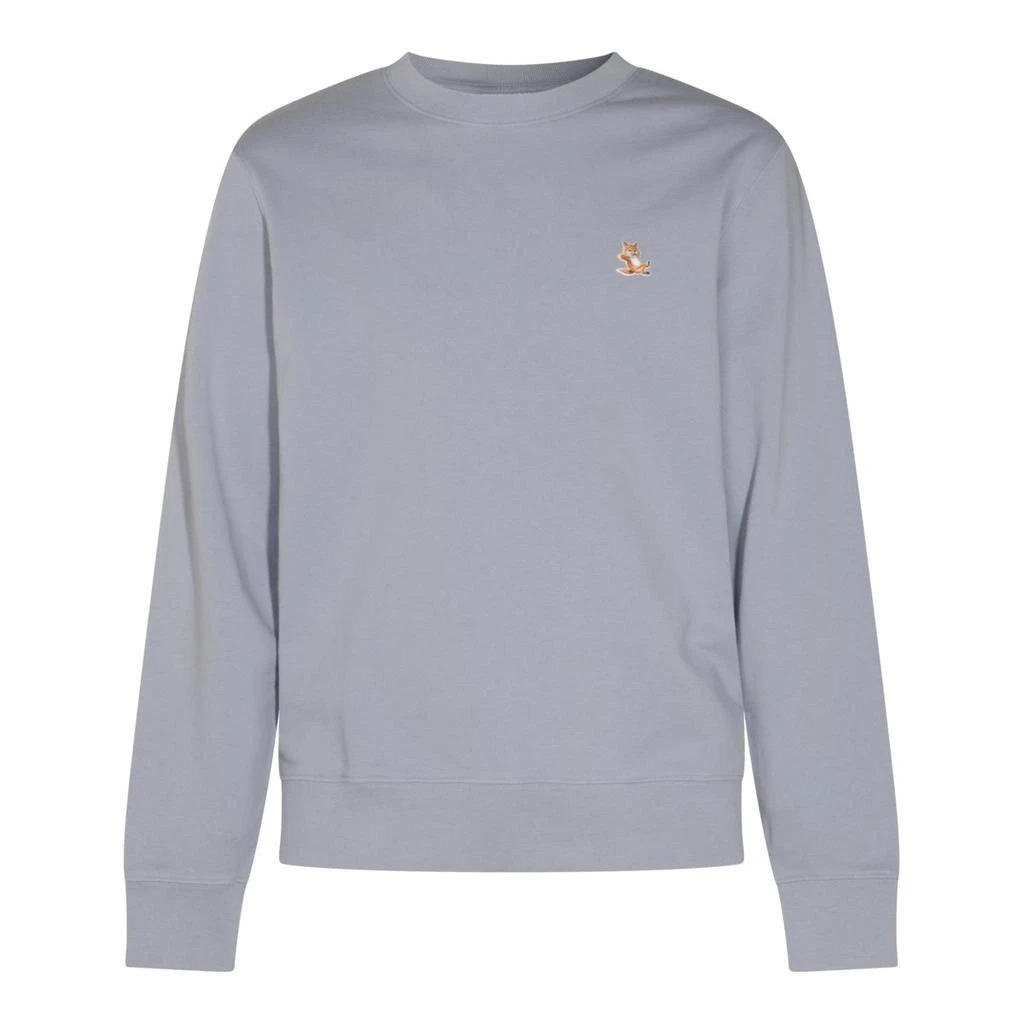 Maison Kitsuné Maison Kitsuné Chillax Fox Patch Crewneck Sweatshirt 1