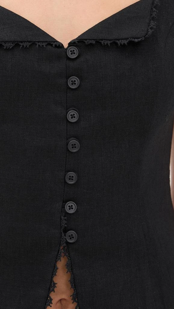 Reformation Viola Linen Top 5