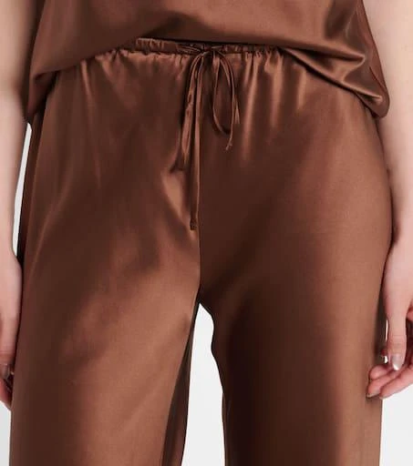 VERONICA BEARD Billie silk-blend straight pants 4