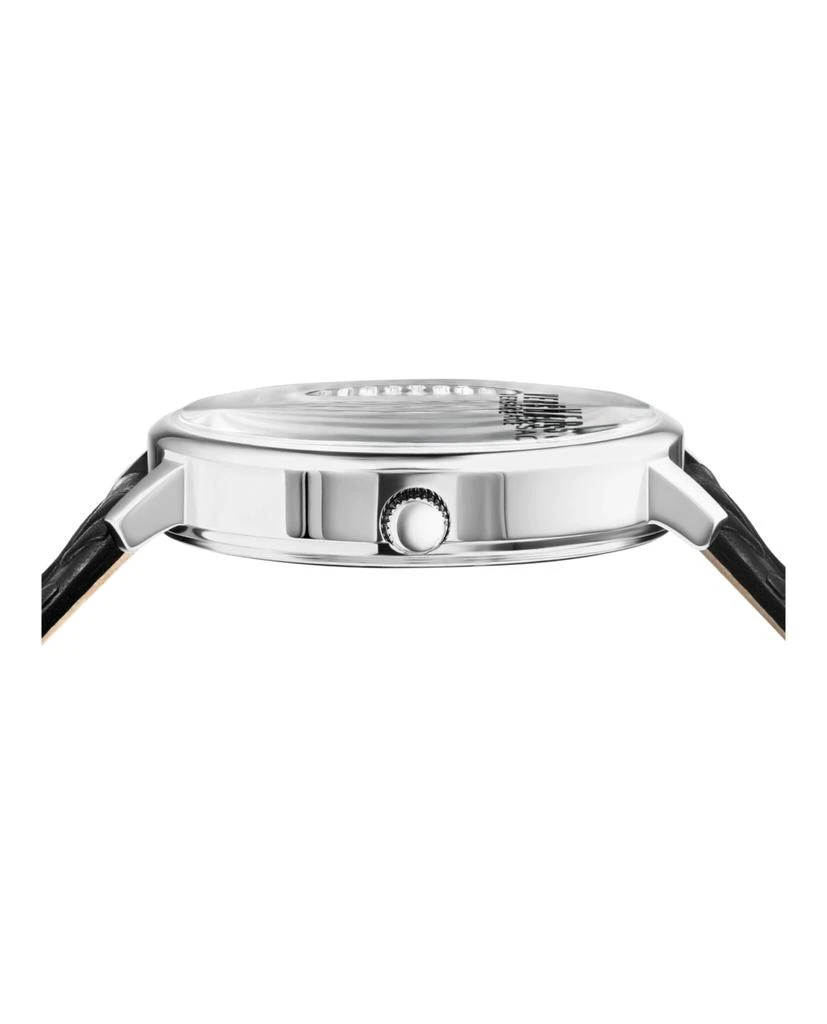 Versus Versace La Villette Crystal Leather Watch 2