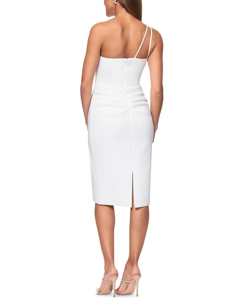 AQUA One Shoulder Scuba Dress - Exclusive 3