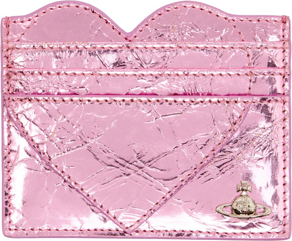 Vivienne Westwood Pink Heart Card Holder