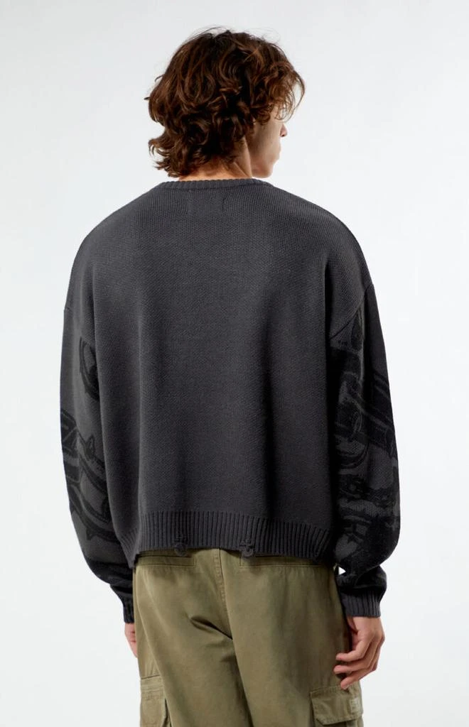 PacSun Chainlink Cropped Sweater 4