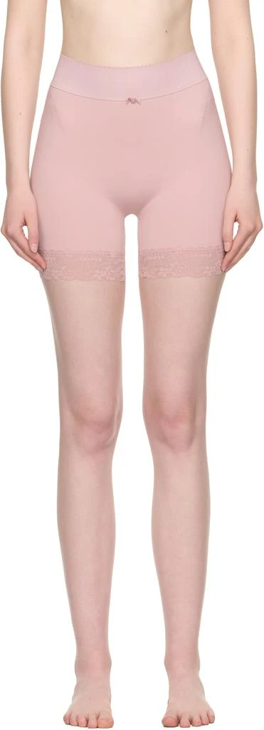 SKIMS Pink Vintage Shapewear Mid Thigh Shorts 1