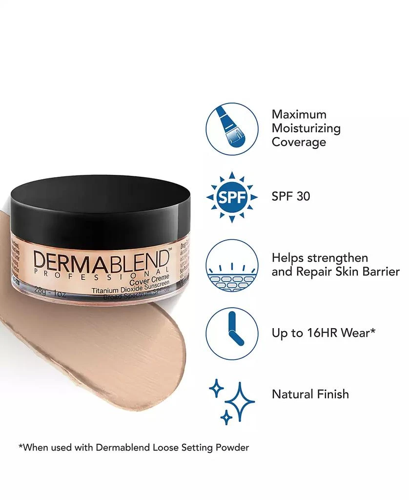 Dermablend Cover Creme SPF 30, 1 oz. 4