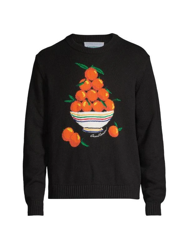 Casablanca Pyramide D'oranges Intarsia Sweater 5