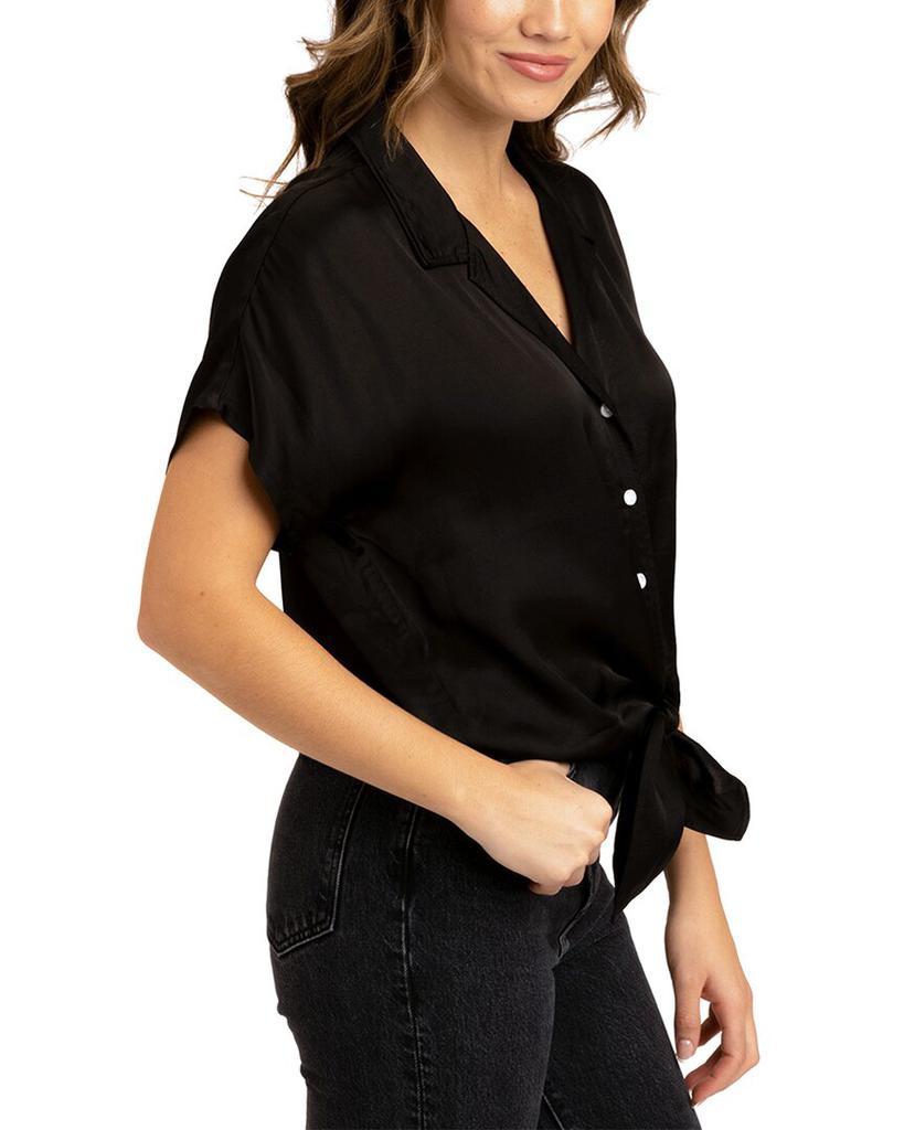 Threads for Thought Sheena Sateen Button-Up Shirt