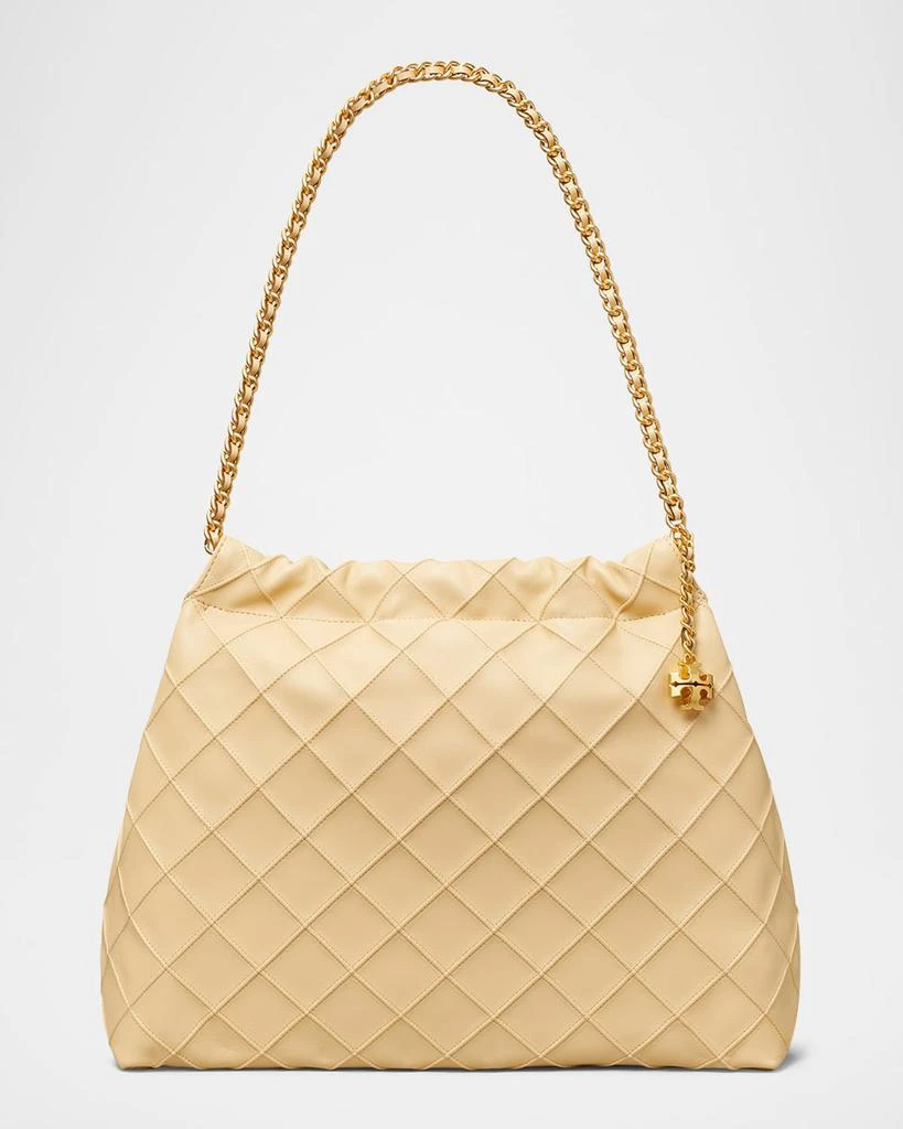 Tory Burch Fleming Chain Quilted Leather Hobo Bag 1