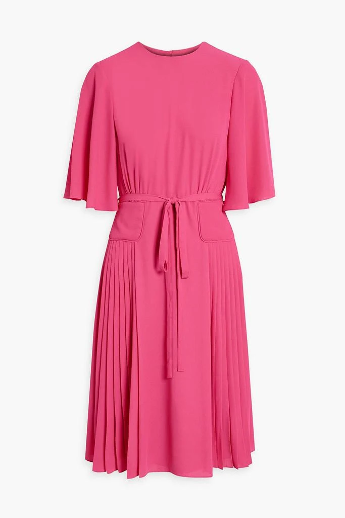 MIKAEL AGHAL Pleated crepe dress 1