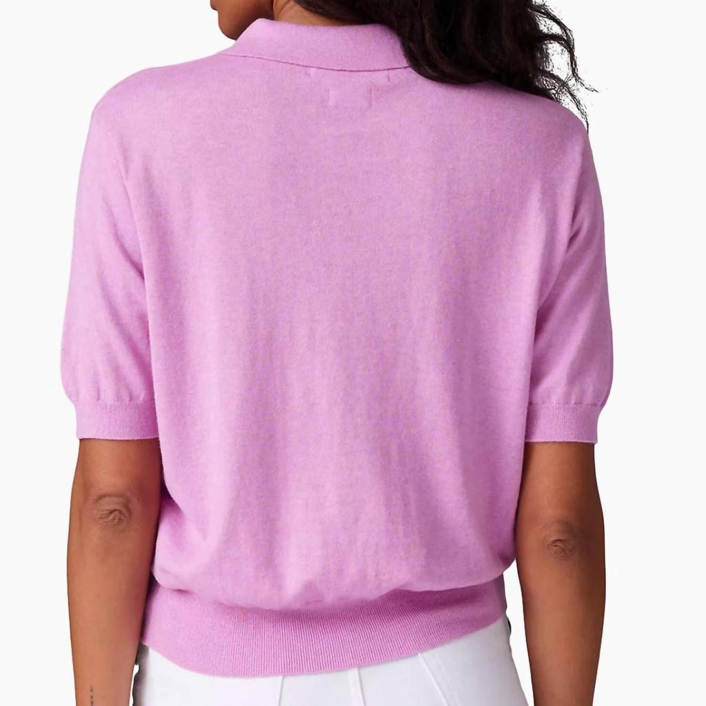 Colorush Nicola Polo Sweater In Violetta