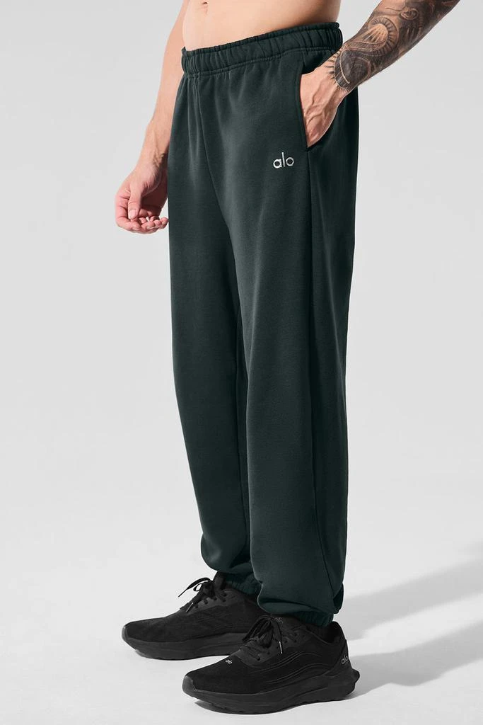 Alo Accolade Sweatpant - Charcoal Green 3