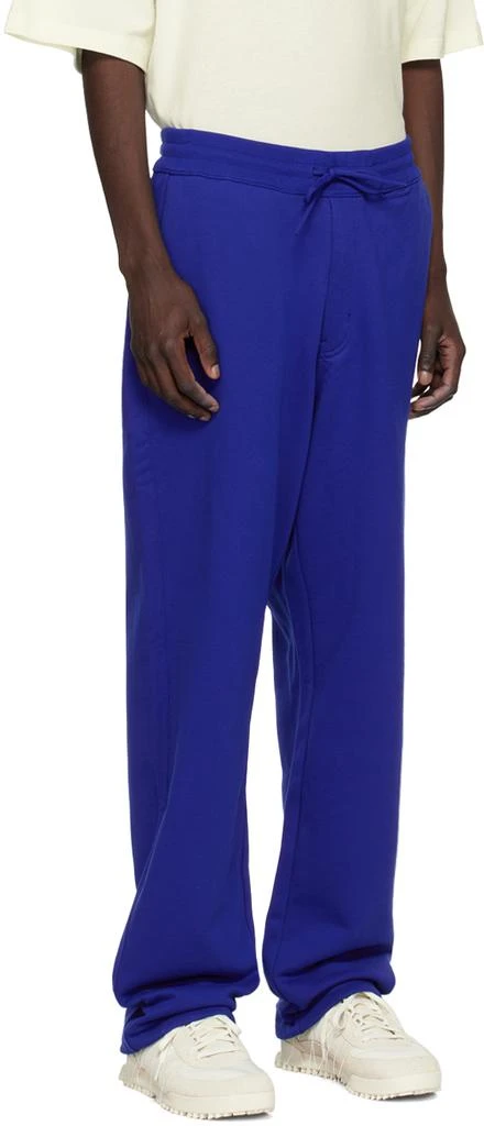 Y-3 Blue Printed Sweatpants 2