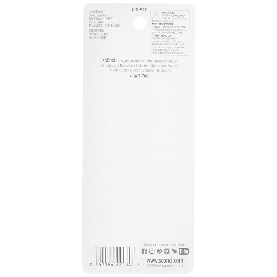 Scunci No Damage Mini Rubber Hair Polybands 2