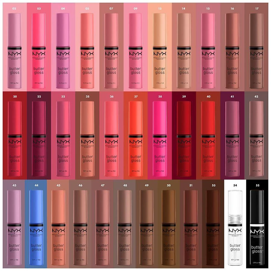 NYX Professional Makeup Butter Gloss Non-Sticky Lip Gloss 8