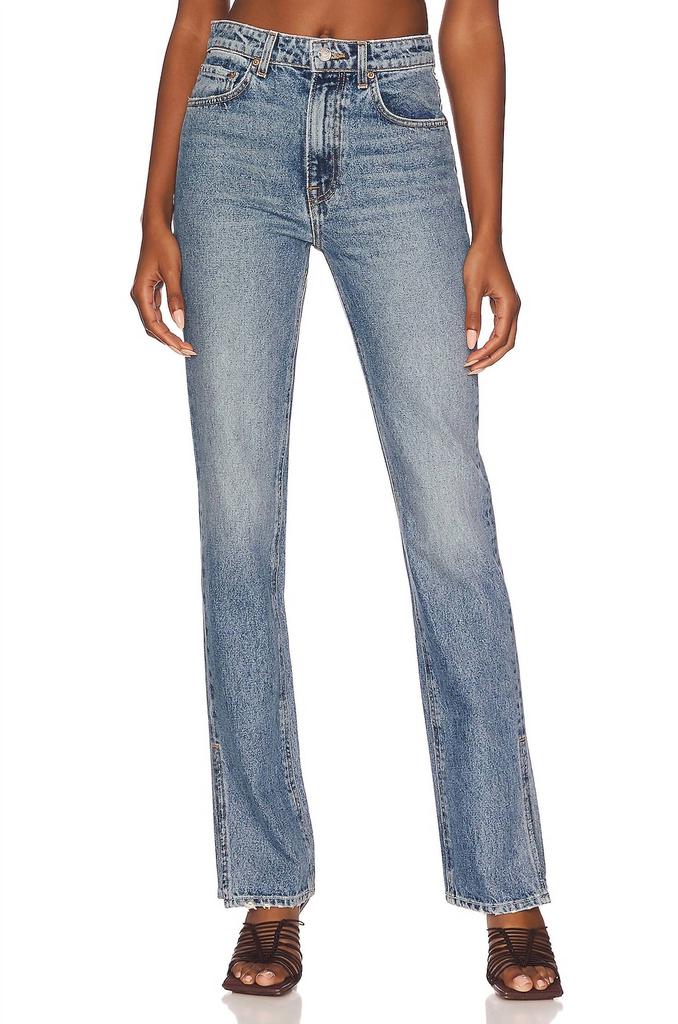 GRLFRND Grlfrnd - HARLOW HIGH RISE SLIM BOOT JEAN WITH SLIT