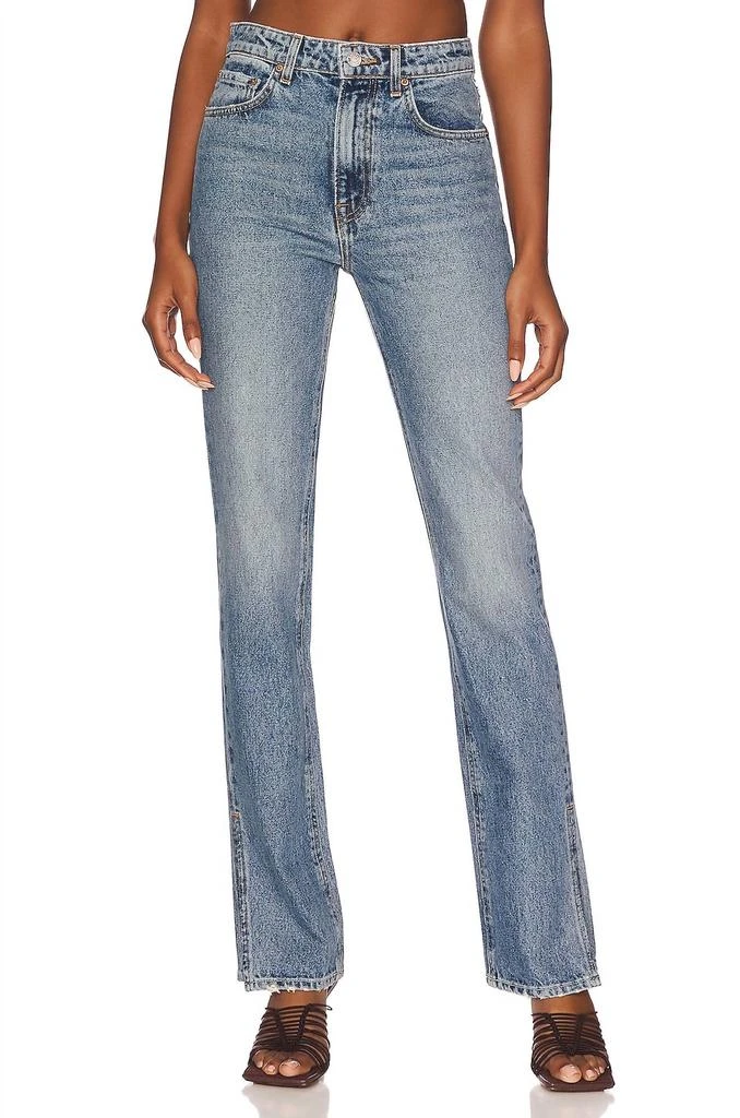 GRLFRND Grlfrnd - HARLOW HIGH RISE SLIM BOOT JEAN WITH SLIT 1