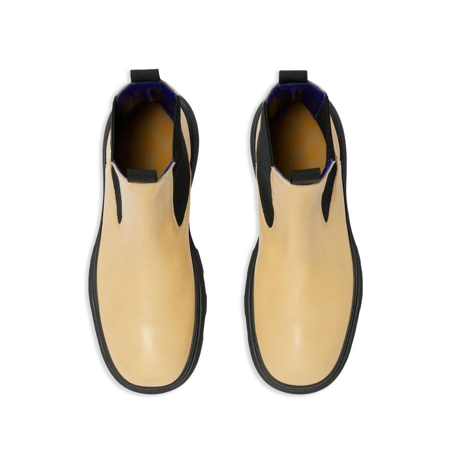 Burberry Creeper Chelsea Leather Boots 3