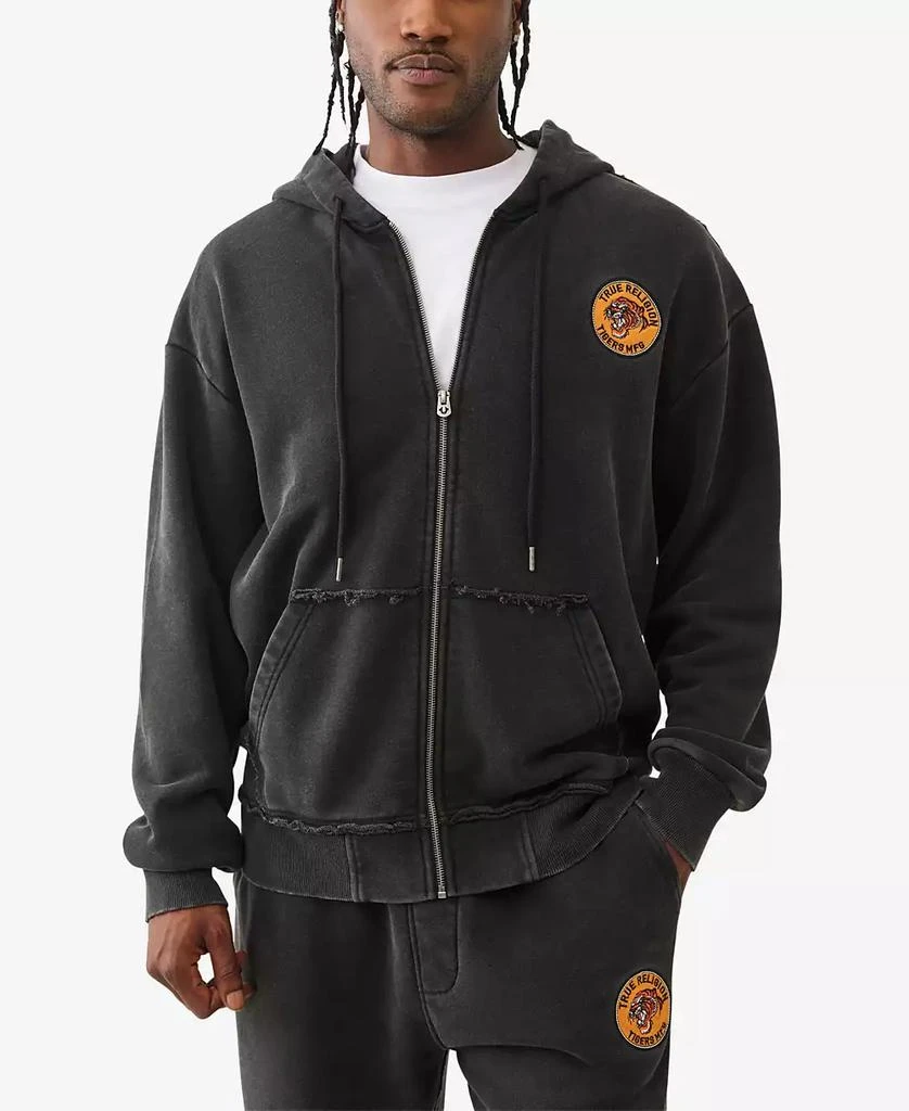 Shop Men's Tiger Vintage Zip Up Sweatshirt on Sale at BeyondStyle