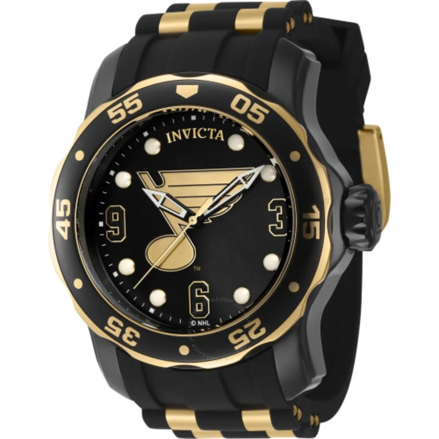 Invicta Invicta NHL St. Louis Blues Quartz Black Dial Men's Watch 42313 1