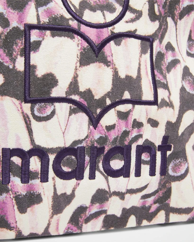 Isabel Marant Yenky Small Butterfly-Print Canvas Tote Bag 5