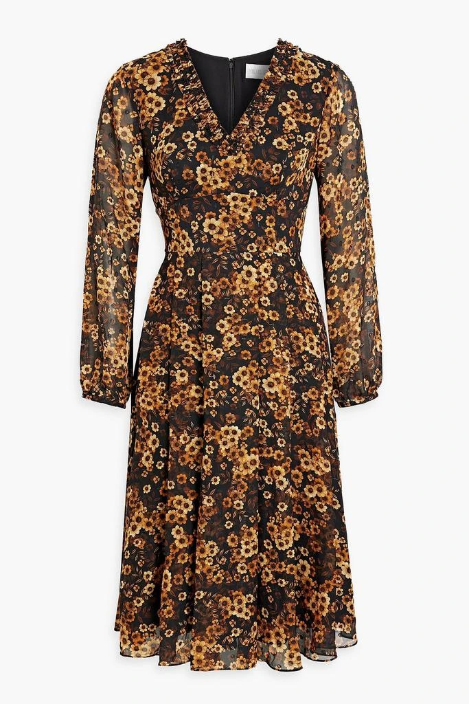open lace back dress Mikael Aghal Tie Neck Dress, US 12