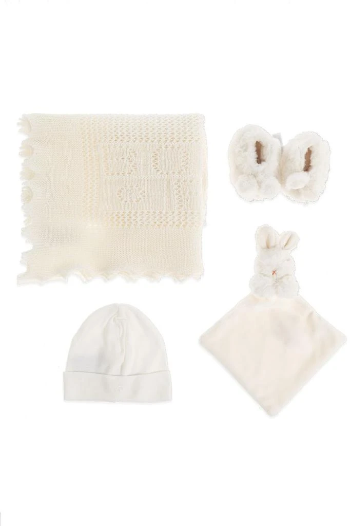 Bonpoint Bonpoint Blanket Toy Slippers And Beanie Set