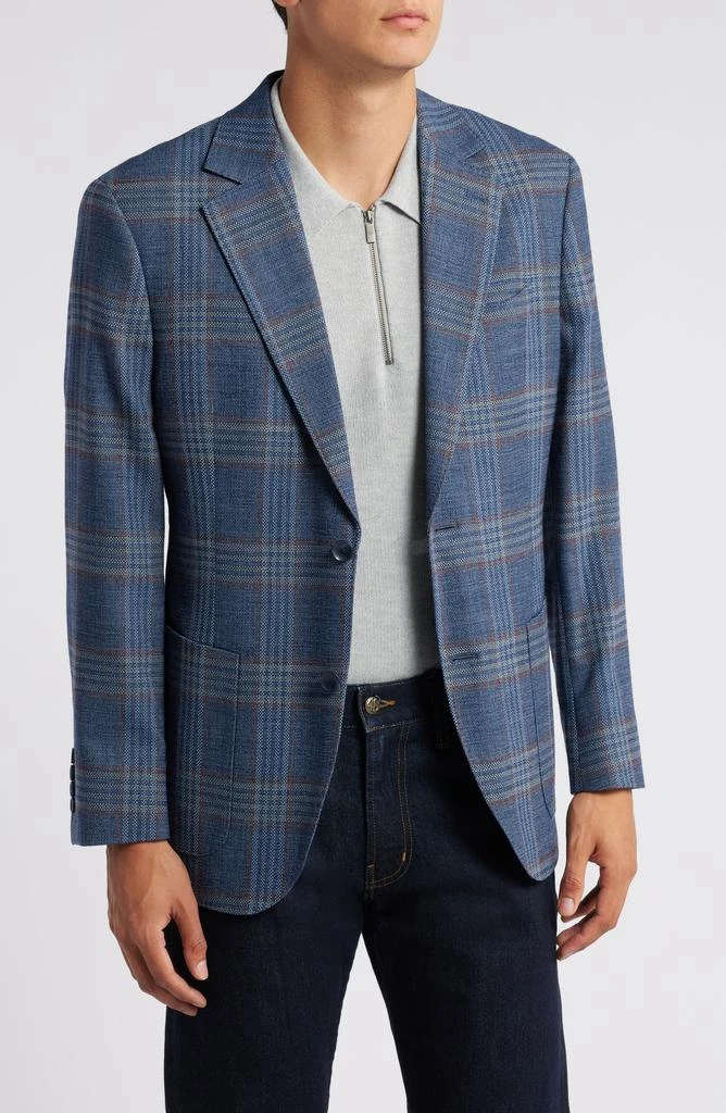 Nordstrom Classico Plaid Stretch Sport Coat 1