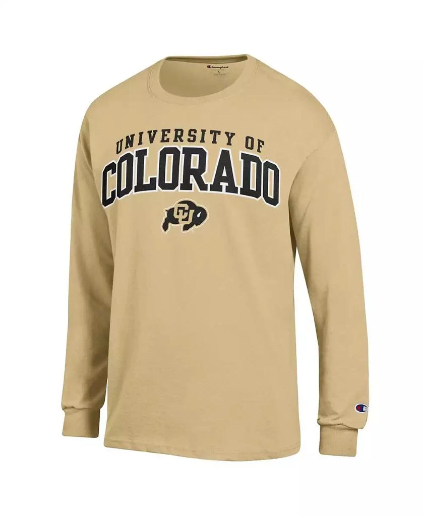 CHAMPION Men's Tan Colorado Buffaloes Property Of Long Sleeve T-Shirt 3