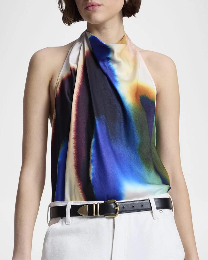 A.L.C. Ada Draped Halter Cowl-Neck Top 7