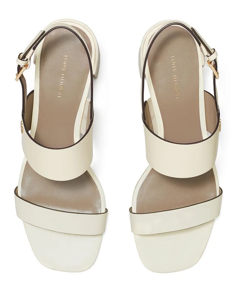 Tory Burch Women's Leather Block Heel Sandals 3