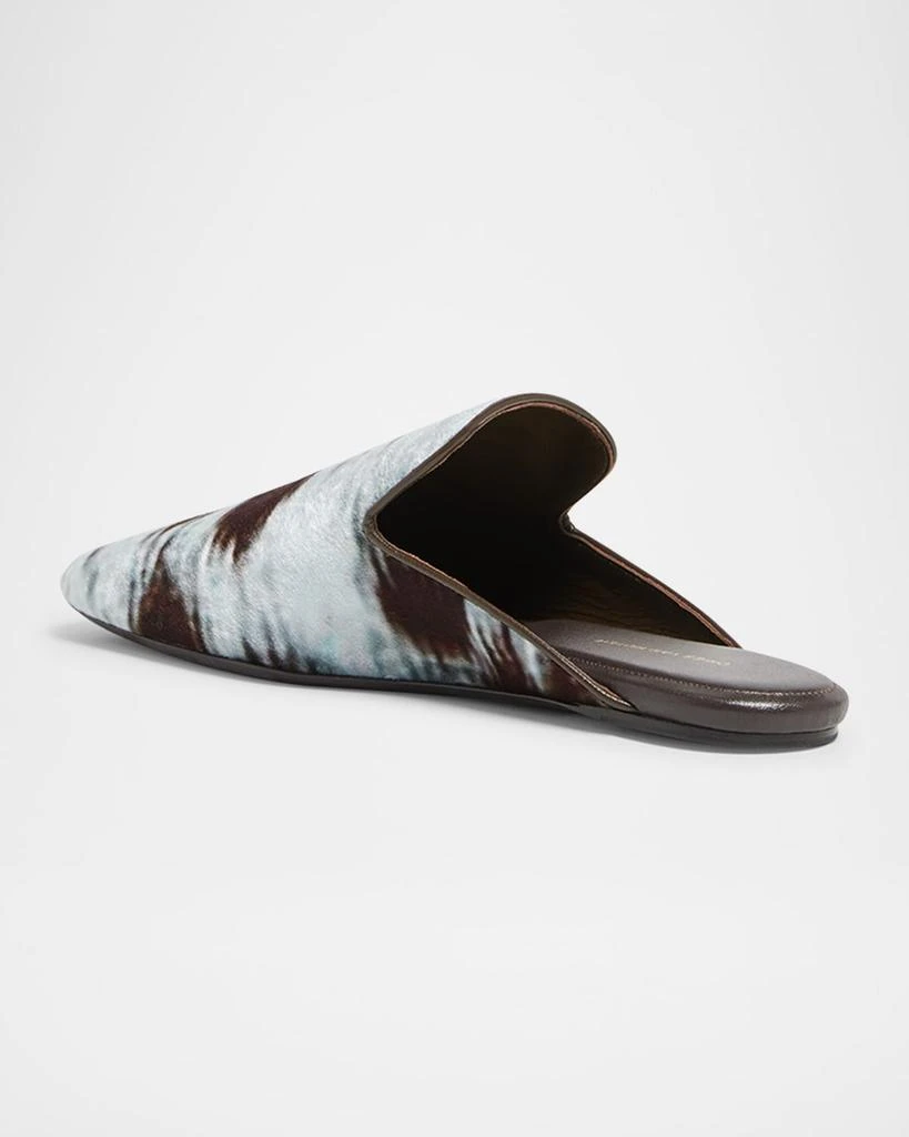 Dries Van Noten Printed Satin Mules 2