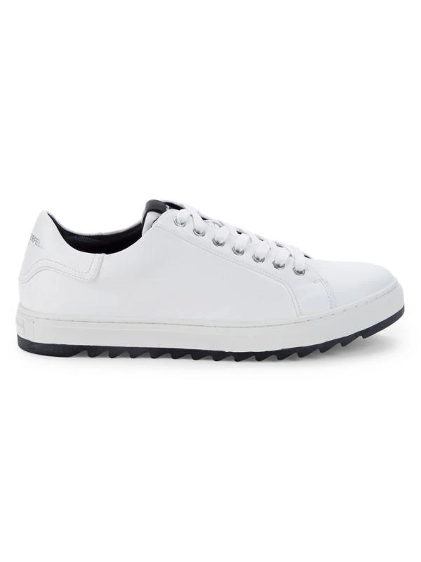 Karl Lagerfeld Paris Sawtooth Leather Sneakers 1