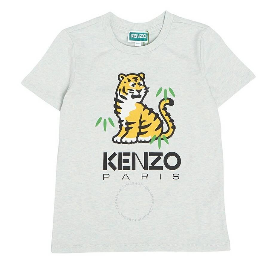 Kenzo Kids Logo-Print Crew Neck T-Shirt