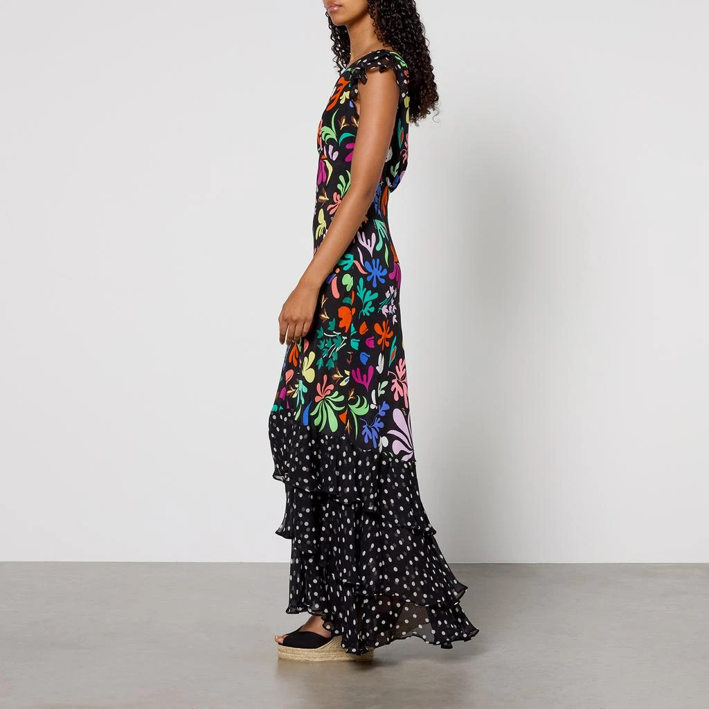 Rixo Ossy 2 Silk Midi Dress 3