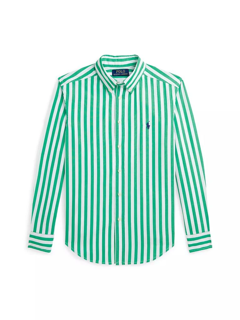 Ralph Lauren Little Boy's &amp; Boy's Striped Cotton Poplin Shirt 1
