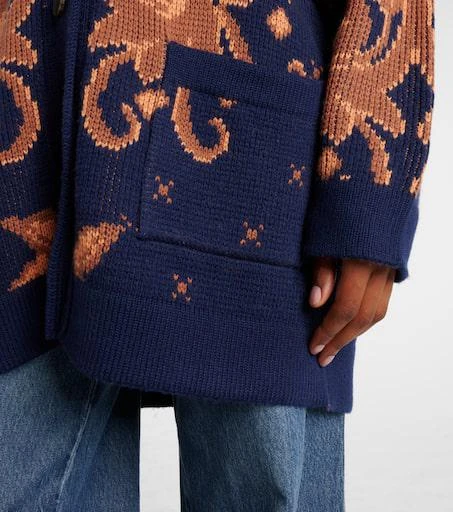 ETRO Jacquard wool cardigan 5