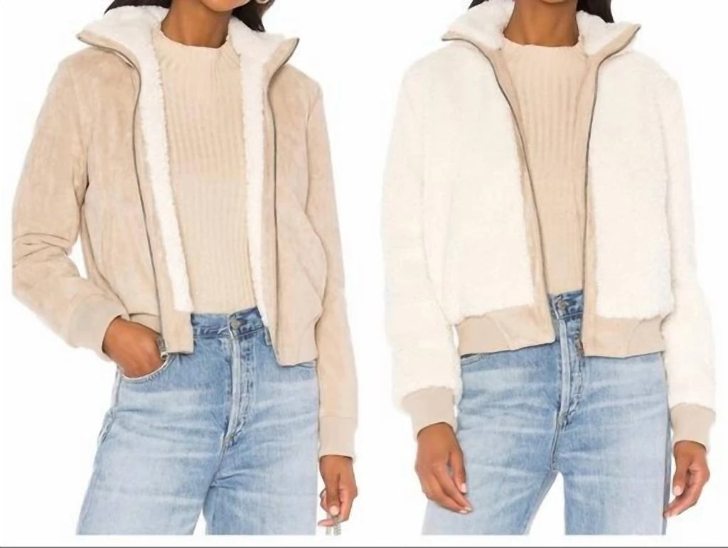 cupcakes and cashmere Cupcakes And Cashmere - Kendal Reversible Bomber Jacket 4