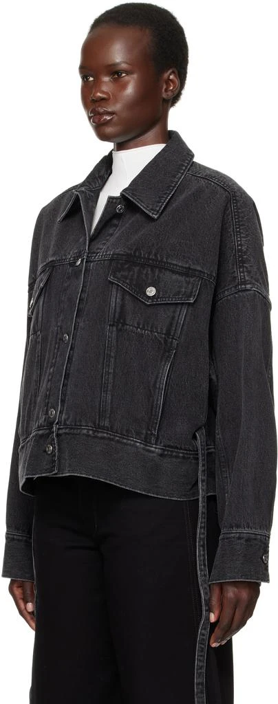 3.1 Phillip Lim Black Boxy Denim Jacket 4