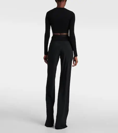 Rick Owens High-rise wide-leg pants 3