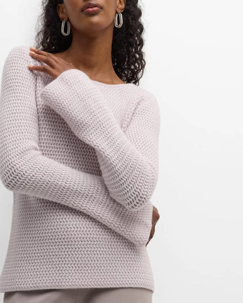 TSE Cashmere Recycled Cashmere Cutout Knit Sweater 7