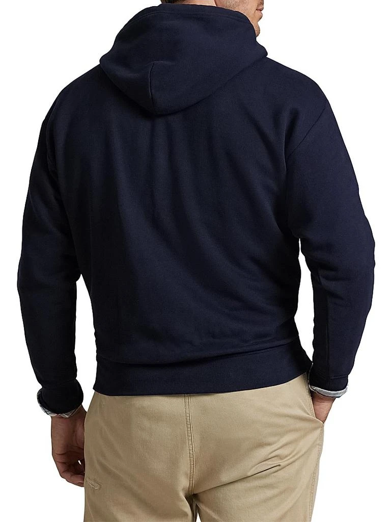 Ralph Lauren Logo Plaid Fleece Hoodie 4