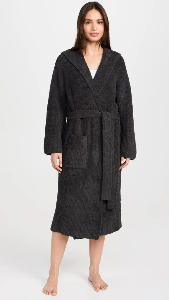 Barefoot Dreams CozyChic Ribbed Hooded Robe 6