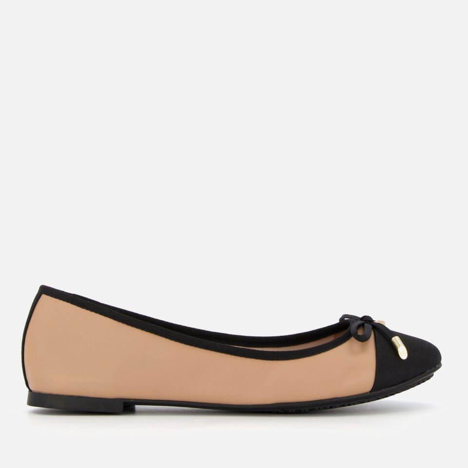 Dune DUNE LONDON WOMEN'S HARTLYN LEATHER BALLET FLATS