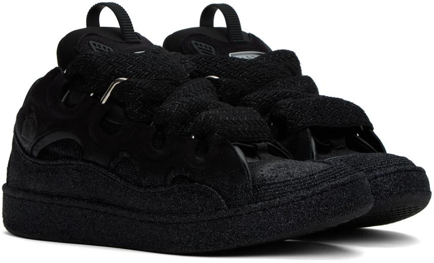 Lanvin Black Curb Sneakers 4