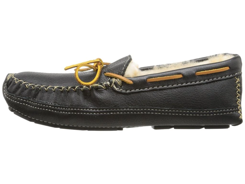 Minnetonka Sheepskin Lined Moose Slipper 4