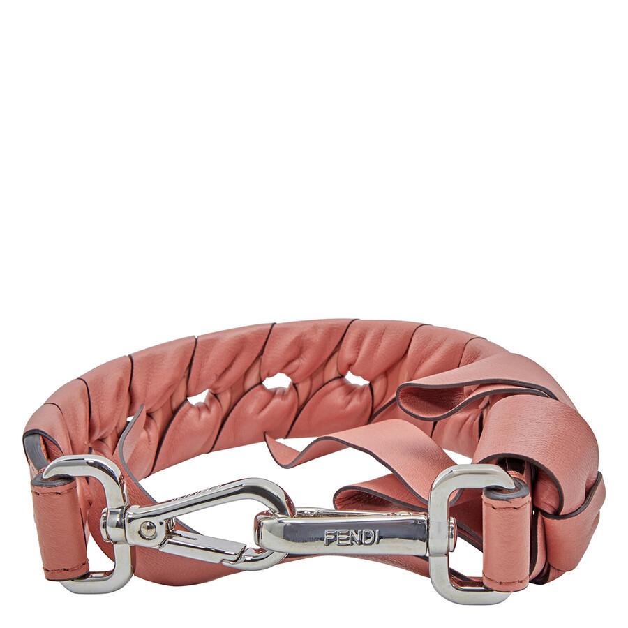 Fendi Ladies Strap U Pink Fd Lther Bow Mini Strap U