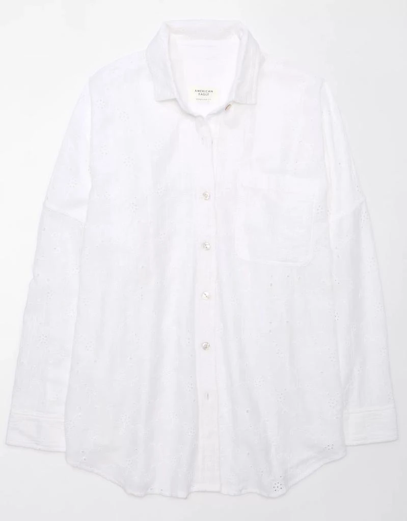 AE AE Eyelet Embroidered Go Big Shirt 3