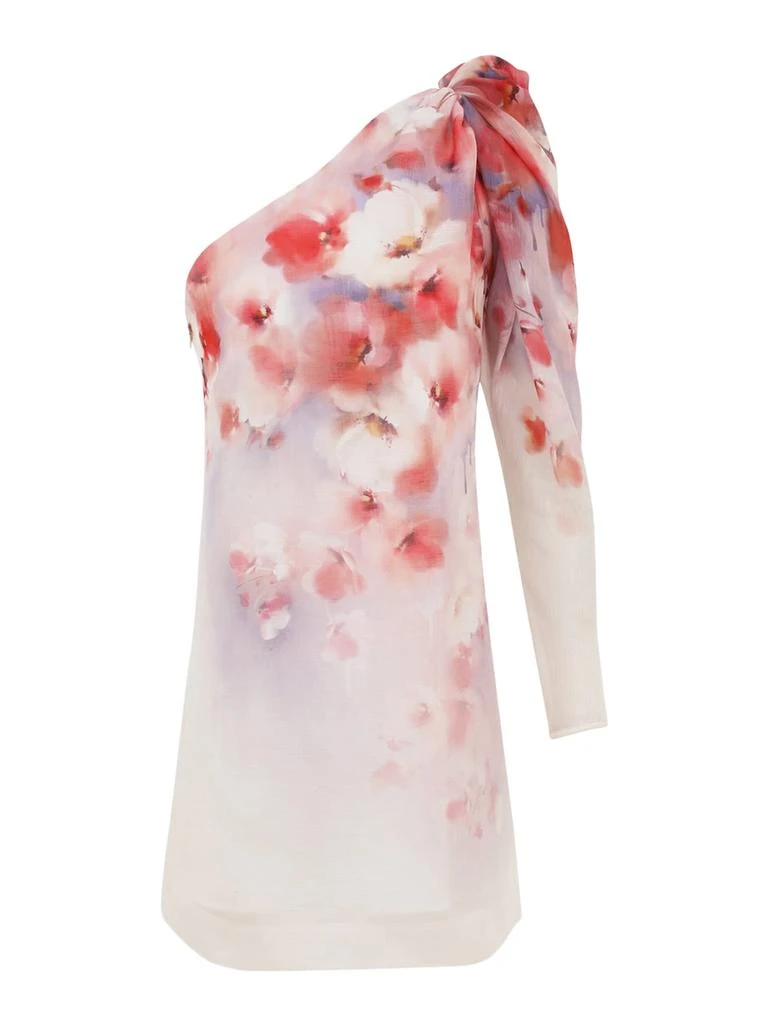 Zimmermann Crush Asymmetrical Mini Dress 1