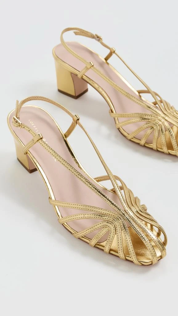 Loeffler Randall Priscilla Lattice Slingback Heeled Sandals 4